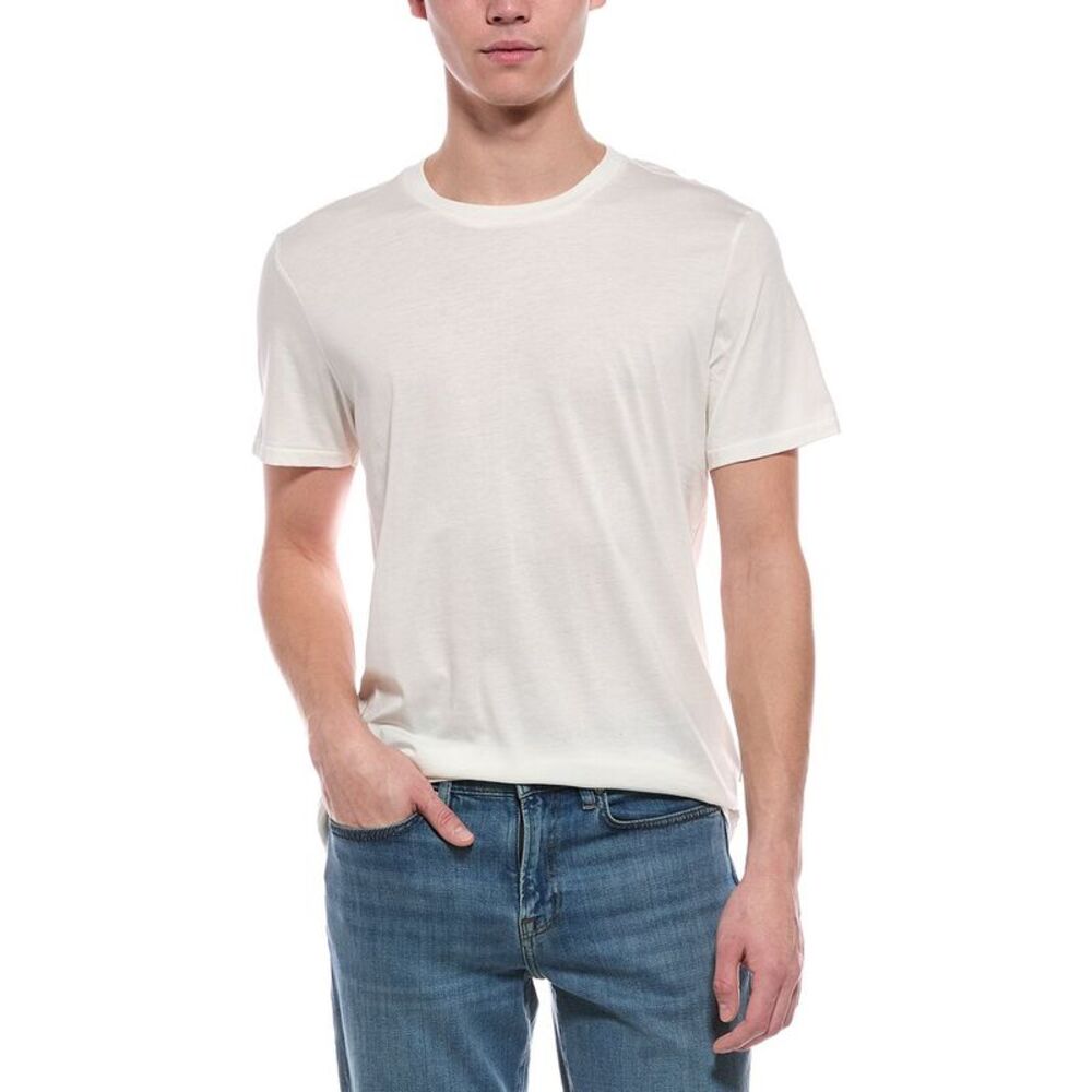 7 For All Mankind Mens T-Shirt, White